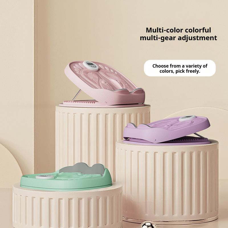 Ankle Trainer Stretching Plate 2-In-1 Calf Stretcher & Slant Board for Plantar Fasciitis Achilles Tendonitis Feet Mobility under Desk Leg Exerciser with Foot Massage for Exercise Physical Therapy