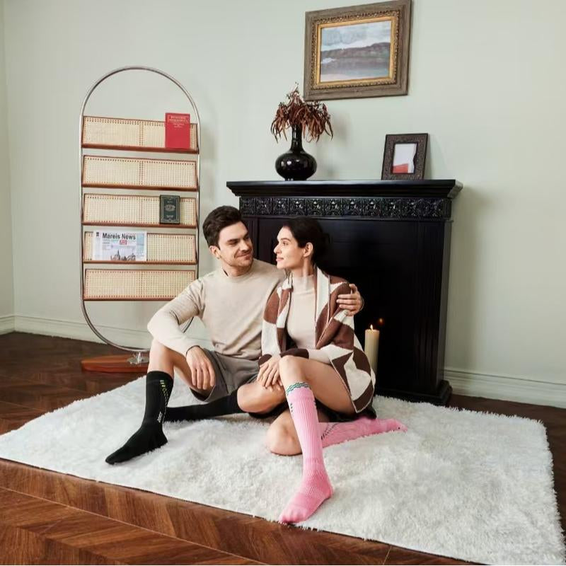 Aofit Energizesox Compression Stockings - Elastic Compression Stockings for Running,Deadlift Sock, Gripsocks,Outdoor Running Socks,