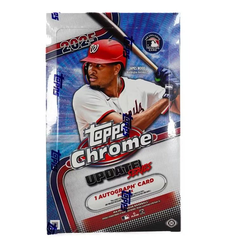 2025 Topps Chrome Update Series Baseball Hobby Jumbo Box