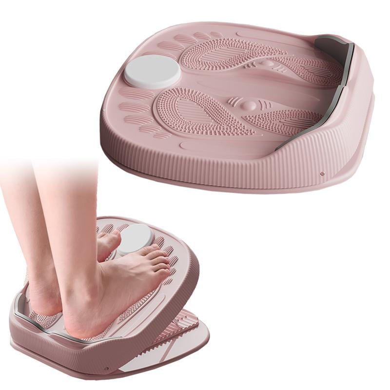 Ankle Trainer Stretching Plate 2-In-1 Calf Stretcher & Slant Board for Plantar Fasciitis Achilles Tendonitis Feet Mobility under Desk Leg Exerciser with Foot Massage for Exercise Physical Therapy