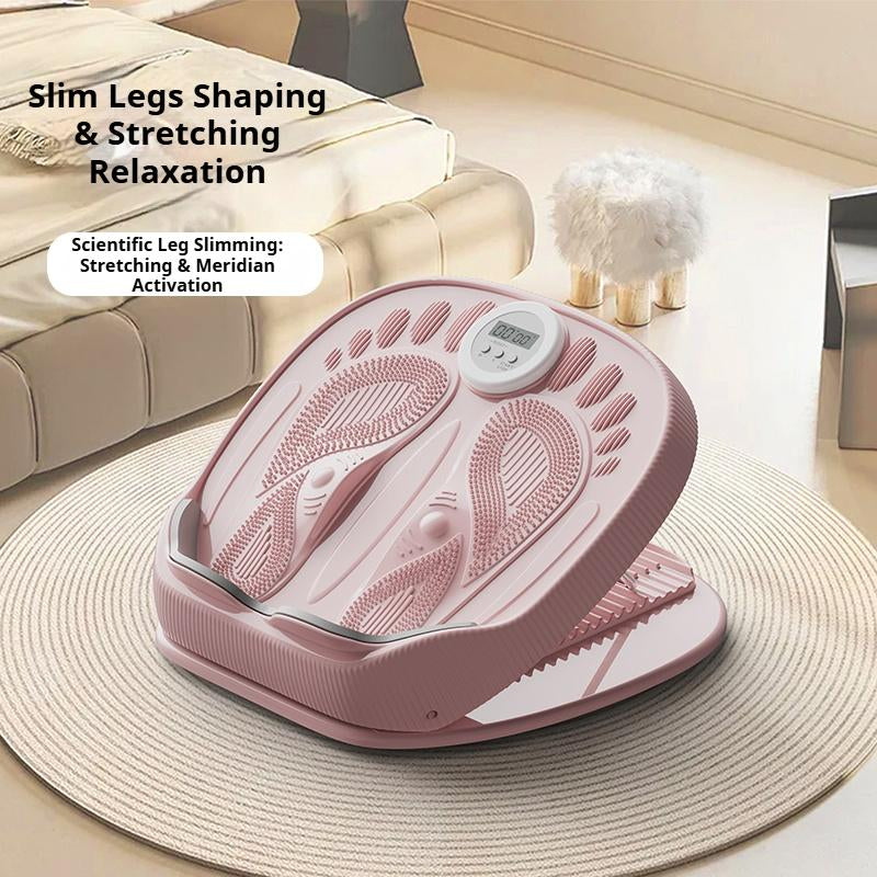 Ankle Trainer Stretching Plate 2-In-1 Calf Stretcher & Slant Board for Plantar Fasciitis Achilles Tendonitis Feet Mobility under Desk Leg Exerciser with Foot Massage for Exercise Physical Therapy