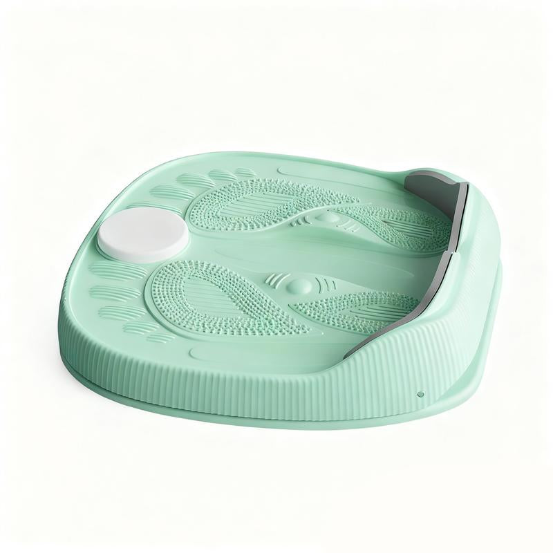 Ankle Trainer Stretching Plate 2-In-1 Calf Stretcher & Slant Board for Plantar Fasciitis Achilles Tendonitis Feet Mobility under Desk Leg Exerciser with Foot Massage for Exercise Physical Therapy