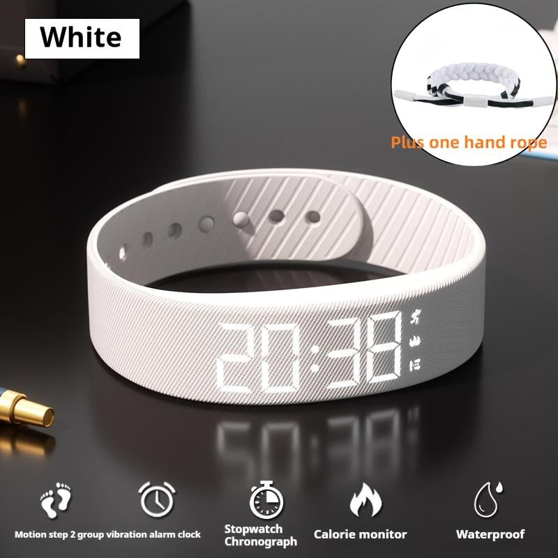 2025 New Multifunctional Simple Fashion Unisex Electronic Watch with Alarm, Pedometer, Timer, Night Light, Non-Irritating Wearable Fashion Sports Multifunctional Wristwatch Holiday Gift Suitable for Any Scene - Includes a Wrist Strap