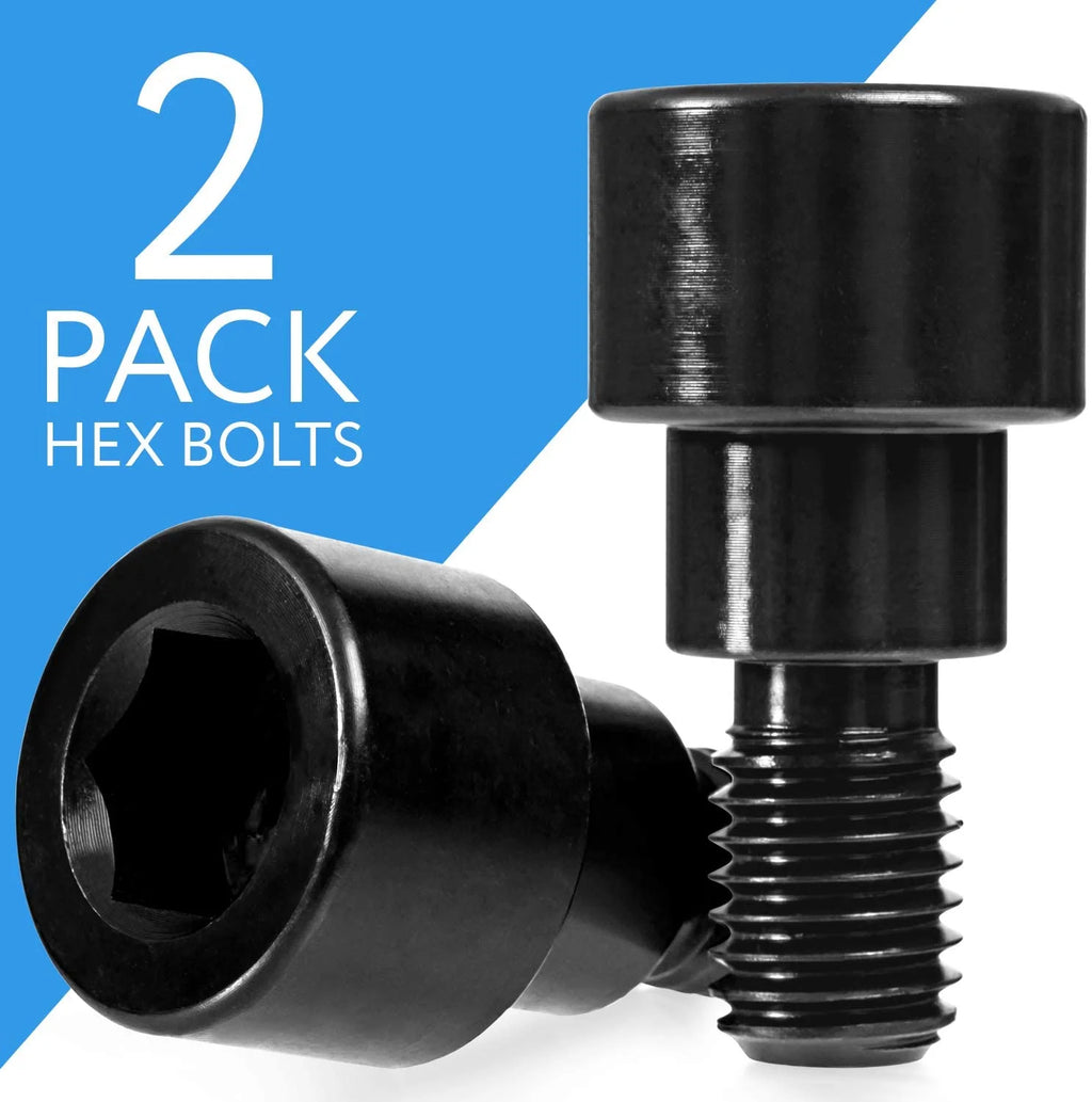 Impresa 2-Pack Hex Bolts for Olympic Bars / Olympic Bar Replacement Bolt