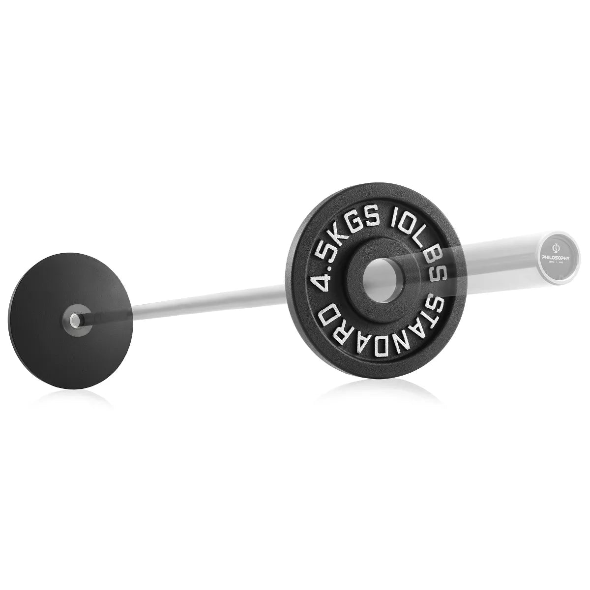 Philosophy Gym Set of 2 Cast Iron Olympic 2-Inch Weight Plates