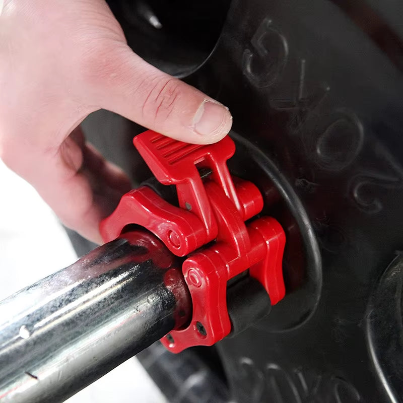 50Mm Spinlock Collars Barbell Collar Lock Clips Weight Lifting Bar Gym Dumbell Clamp Spring Clips Weight Lifting Lock