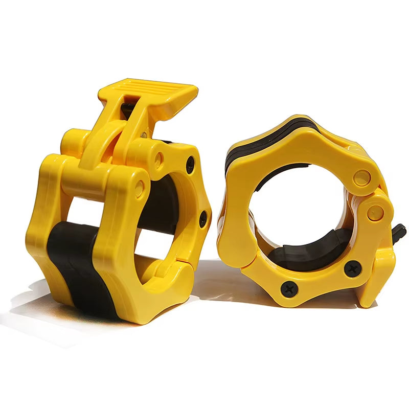 50Mm Spinlock Collars Barbell Collar Lock Clips Weight Lifting Bar Gym Dumbell Clamp Spring Clips Weight Lifting Lock