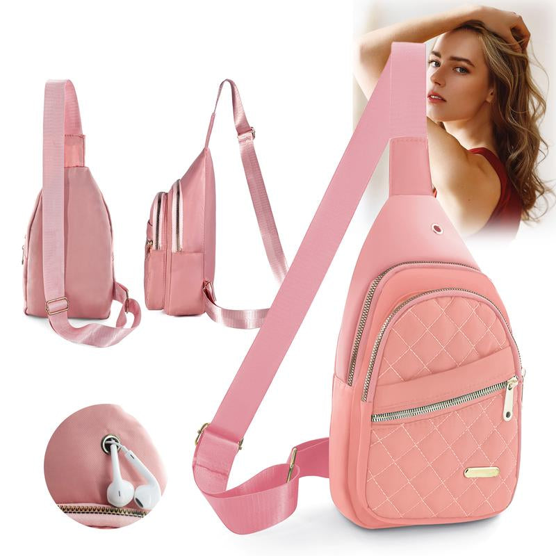 Crossbody Small Sling Backpack Sling Bag for Women Men, Chest Bag Daypack Crossbody for Travel Sport Running Hiking