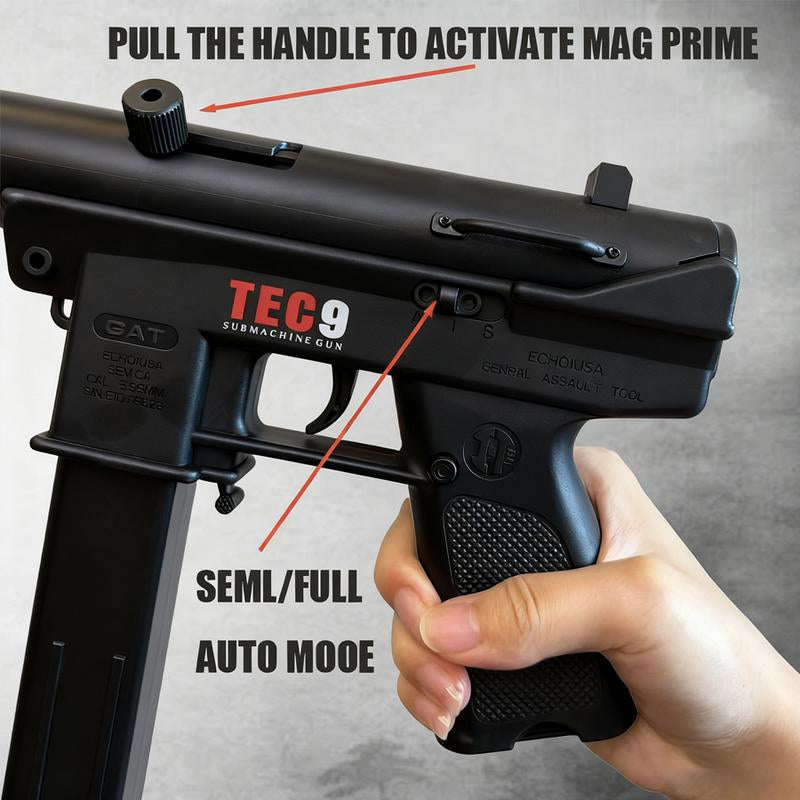 Electric Toy Gun, Electric Magazine without Jamming, Toy Submachine Gun Rifle, New Generation Super High Speed High Performance New Gun, Cool Toy Gun, Outdoor Activity Shooting Game, Party Gift, Christmas, New Year Holiday Gift