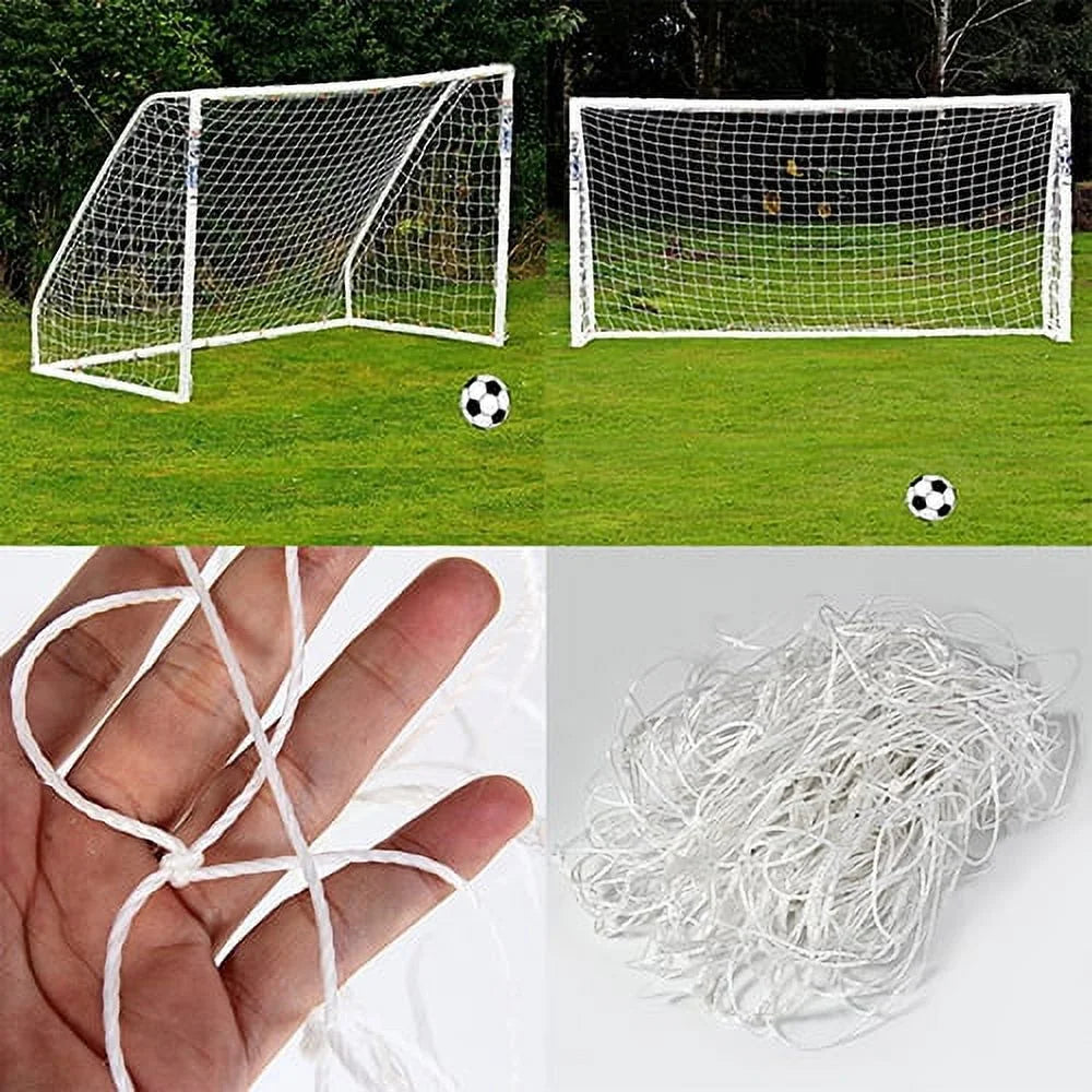Soccer Goal Net Football Polyethylene Junior Sports Training Net Full Size, Post Not Included, 70.9" X 47.2" X 11.8" X 39.4"