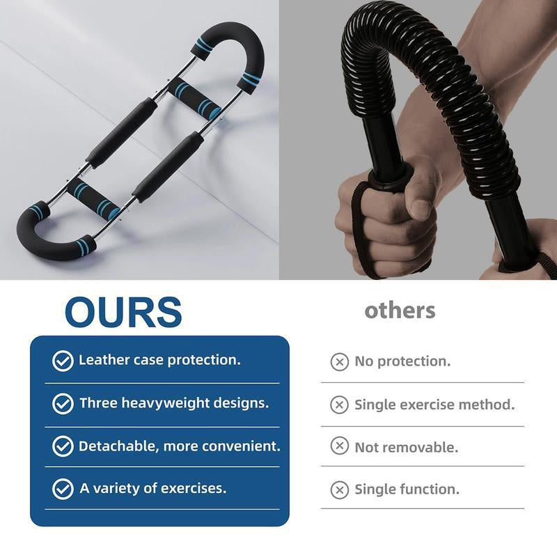 Dealsforyoudays： Arm Trainer, Chest Exercise to Strengthen Chest and Arm Muscles, Men'S Fitness Equipment, Detachable Portable, Spring Resistance, Home Fitness Equipment,Gift for Christmas,New Year