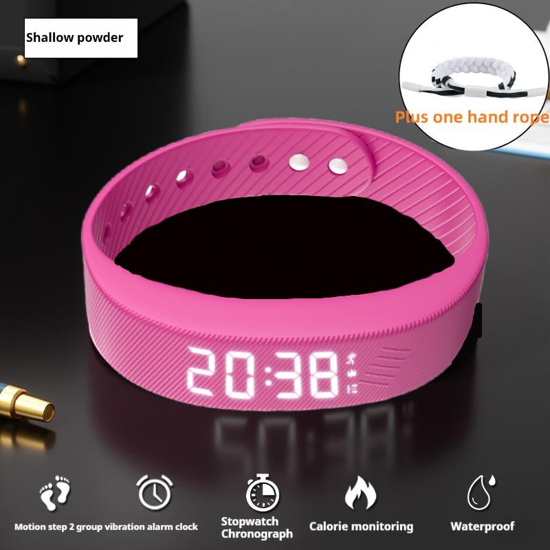 2025 New Multifunctional Simple Fashion Unisex Electronic Watch with Alarm, Pedometer, Timer, Night Light, Non-Irritating Wearable Fashion Sports Multifunctional Wristwatch Holiday Gift Suitable for Any Scene - Includes a Wrist Strap
