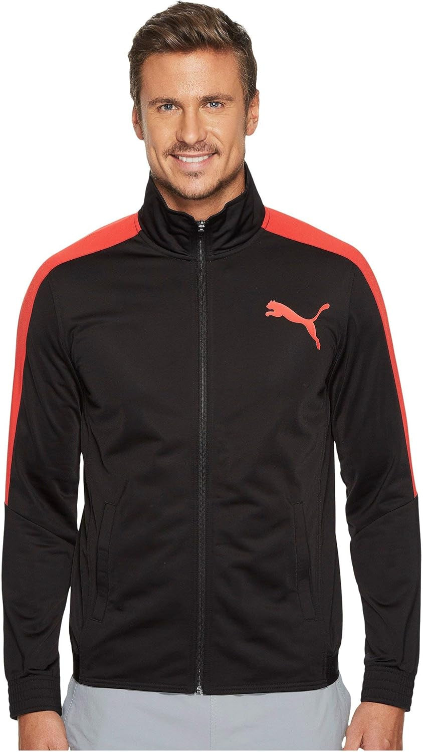 Men'S Contrast Jacket, Black Red, S