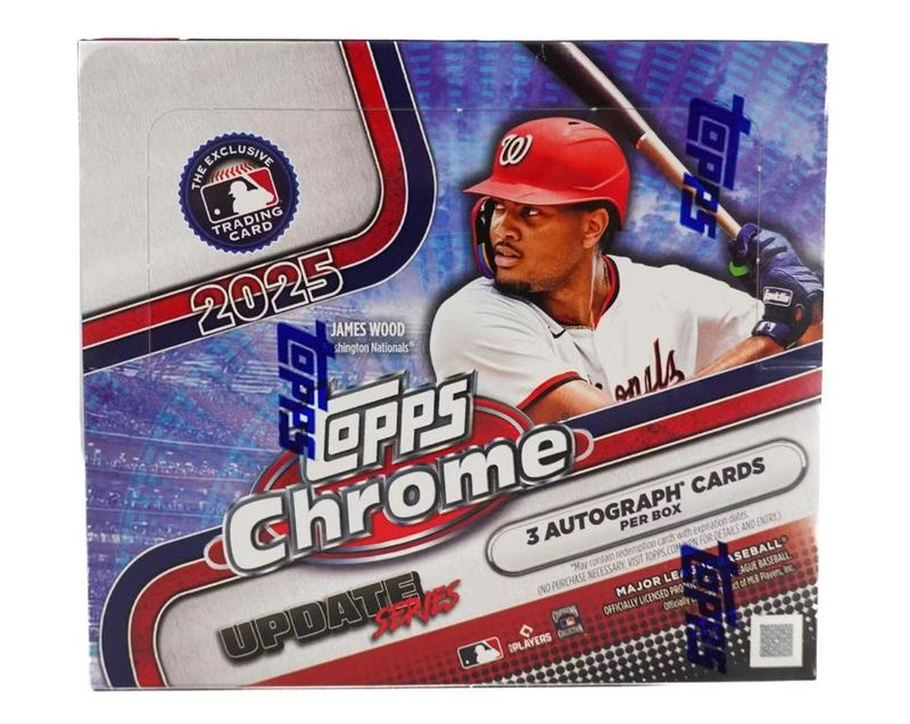 2025 Topps Chrome Update Series Baseball Hobby Jumbo Box