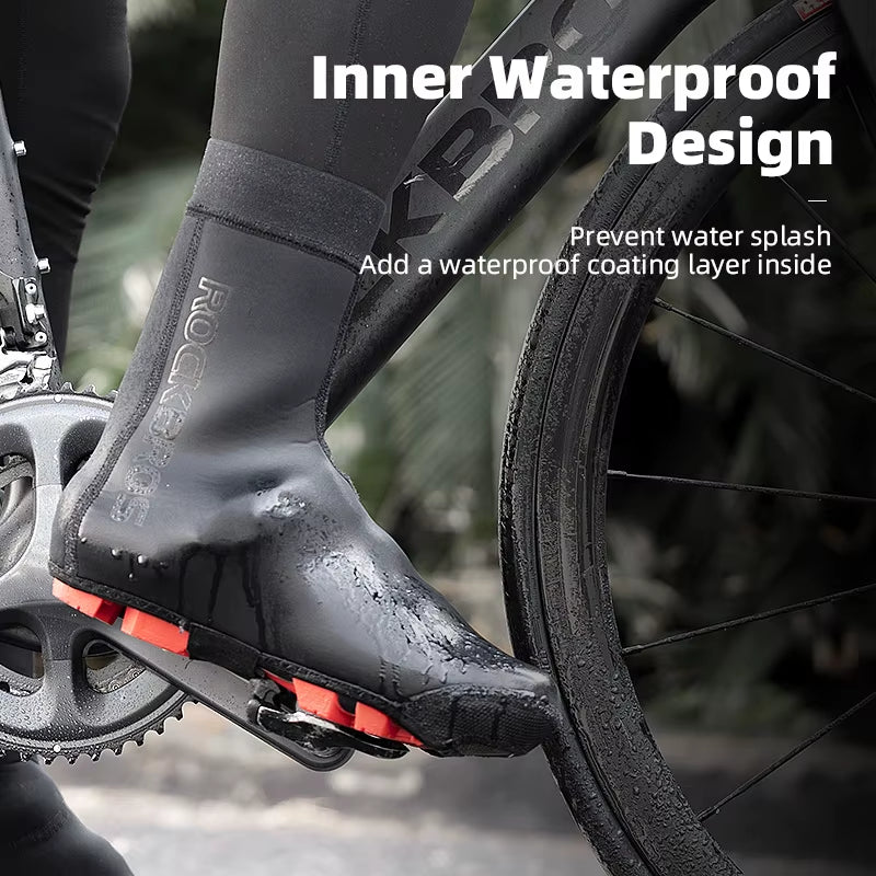 Cycling Shoes Cover Reflective Dustproof Waterproof Overshoes Bicycle Locking Shoes Protector MTB Road Bike Shoes Cover