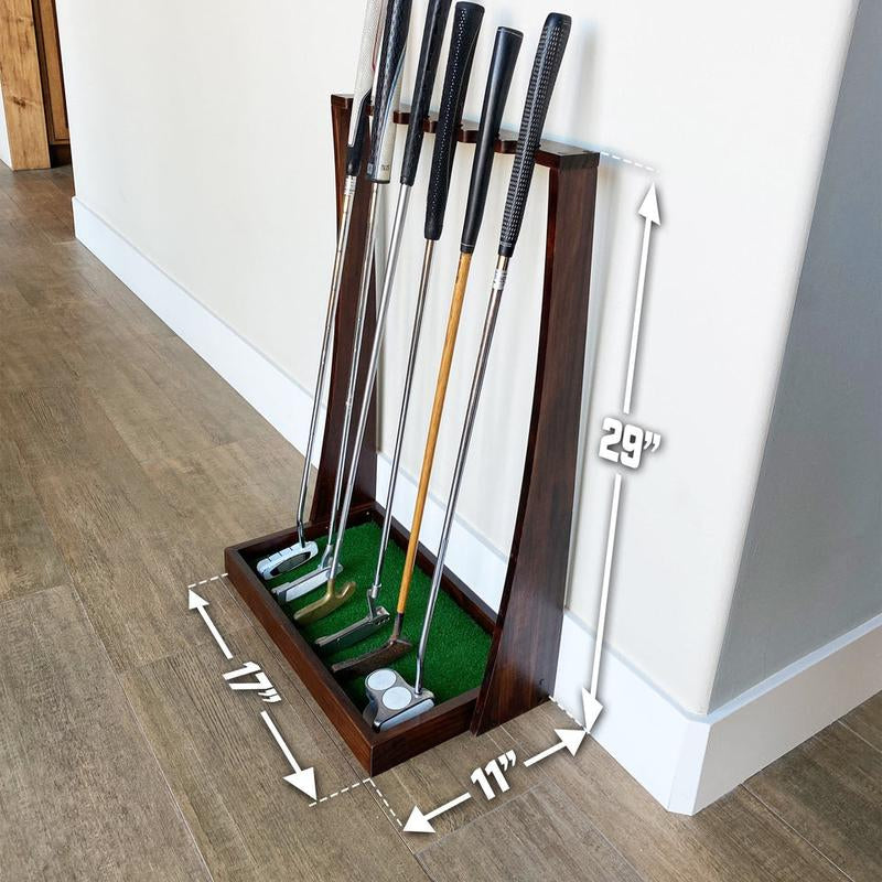 Gosports Premium Wooden Golf Putter Stand