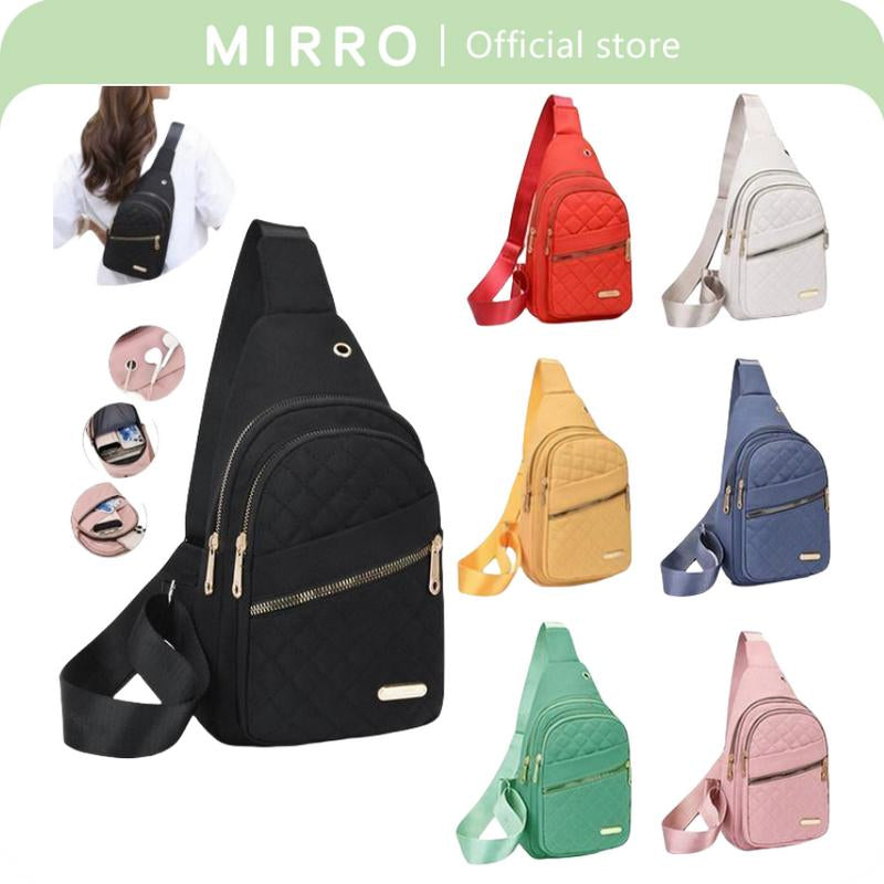 Crossbody Small Sling Backpack Sling Bag for Women Men, Chest Bag Daypack Crossbody for Travel Sport Running Hiking