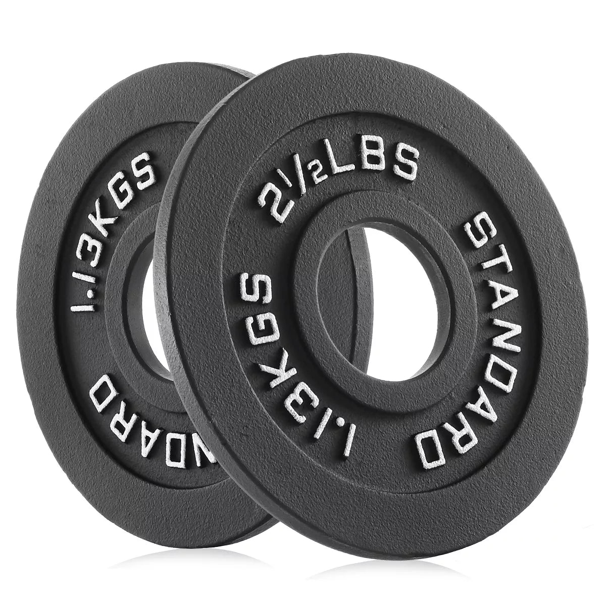 Philosophy Gym Set of 2 Cast Iron Olympic 2-Inch Weight Plates