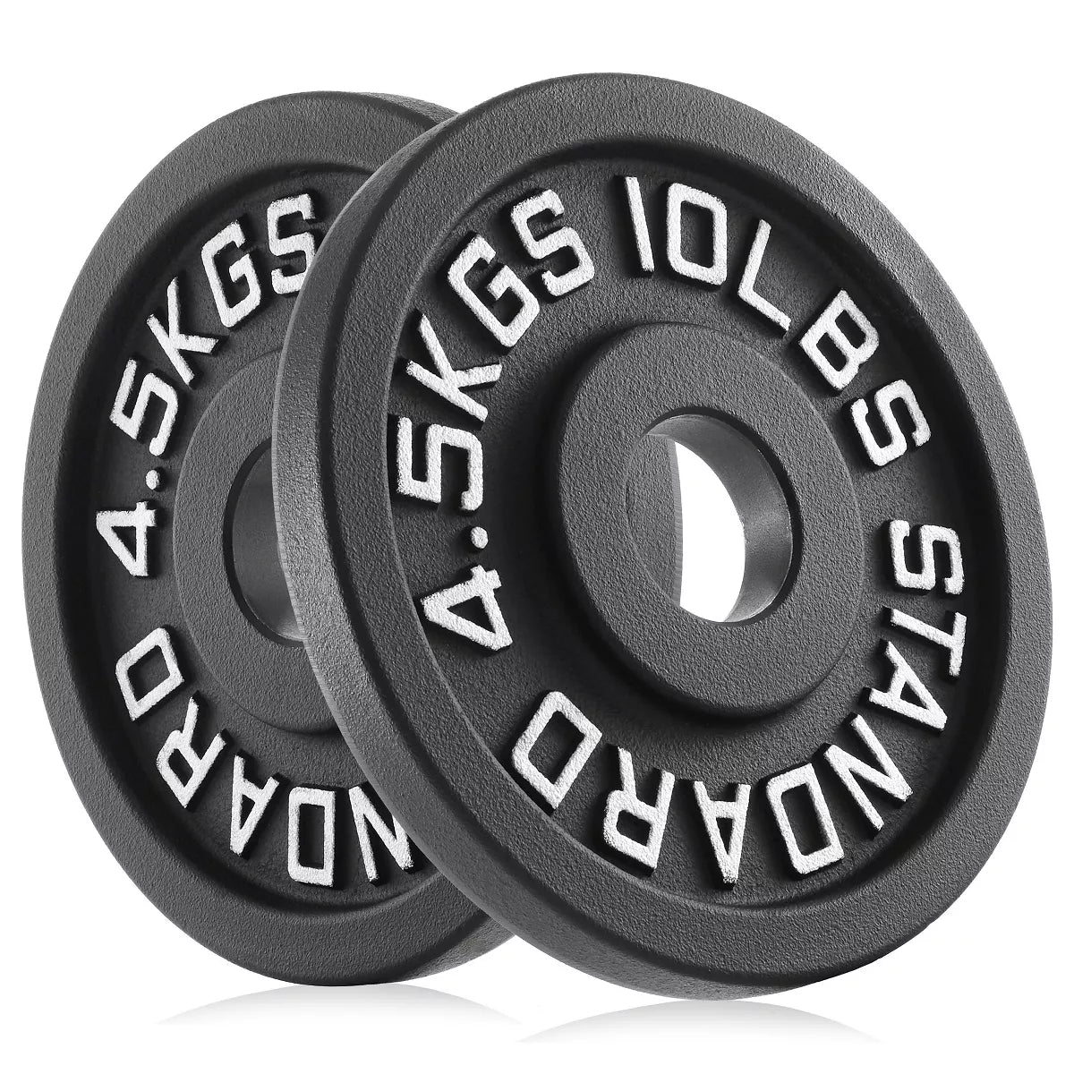 Philosophy Gym Set of 2 Cast Iron Olympic 2-Inch Weight Plates