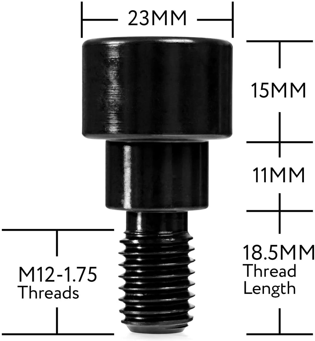 Impresa 2-Pack Hex Bolts for Olympic Bars / Olympic Bar Replacement Bolt