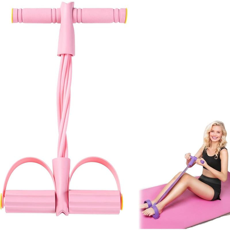 21 Fitness Resistance Bands, 2025 Upgraded Stretching Bands, 6 Tubes Pedal Ankle Puller, AB Training, Total Body Sculpting, Home Fitness Equipment