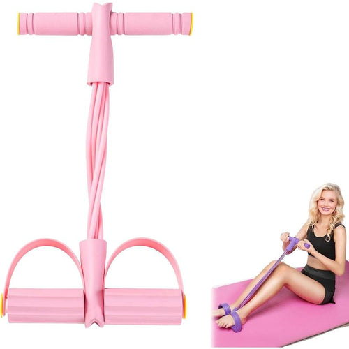 21 Fitness Resistance Bands, 2025 Upgraded Stretching Bands, 6 Tubes Pedal Ankle Puller, AB Training, Total Body Sculpting, Home Fitness Equipment