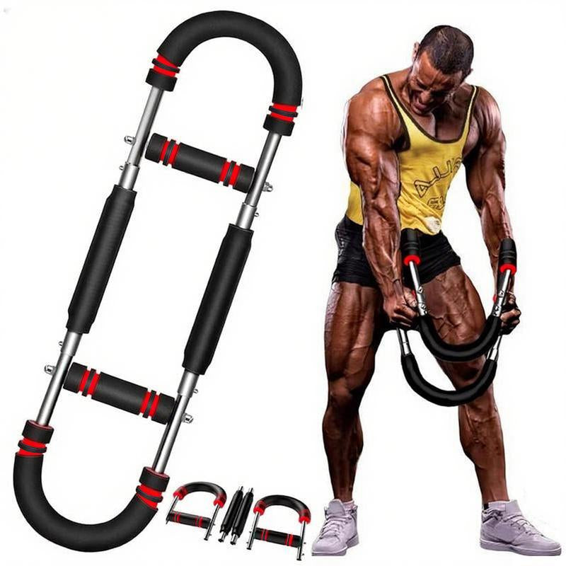 Twister Arm Trainer Exerciser 2025 New Portable Adjustable Spring Workout Bar, Forearm Triceps Chest Enhanced Exercise Strengthener, Upper Body Strength Training Machine Home Fitness Equipment