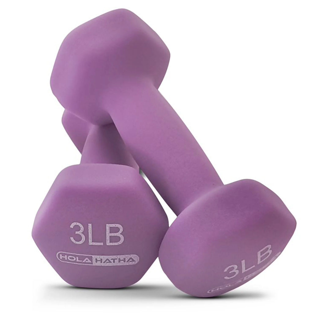 2, 3, 5, 8, & 10 Lb Neoprene Dumbbell Weight Set W/ Rack, Pastel