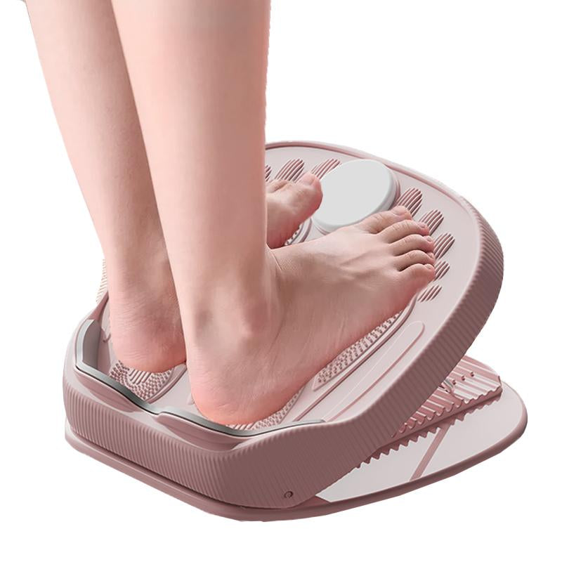 Ankle Trainer Stretching Plate 2-In-1 Calf Stretcher & Slant Board for Plantar Fasciitis Achilles Tendonitis Feet Mobility under Desk Leg Exerciser with Foot Massage for Exercise Physical Therapy