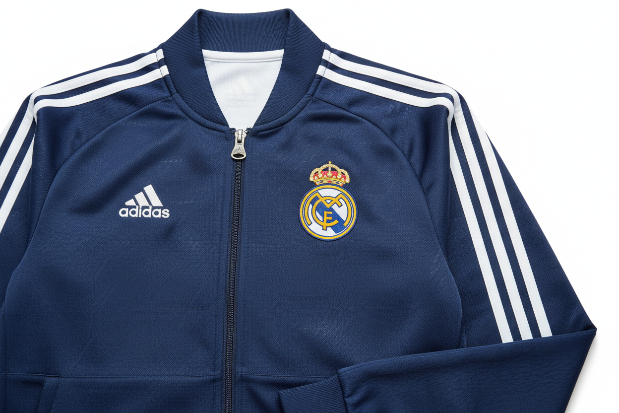 Real Madrid Latest Tracksuit 2025 - Jacket Detail